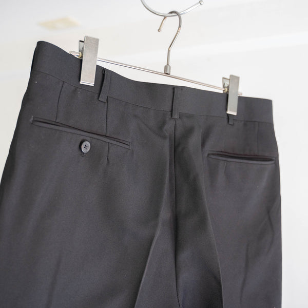 2000s Japan vintage black slacks -light weight- -1