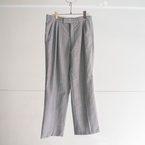 1970-80s Europe multi stripe gray slacks