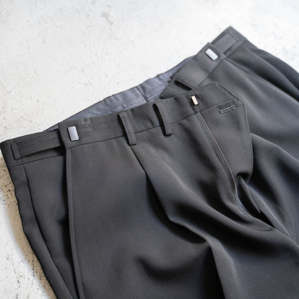 2000s Japan vintage black slacks -light weight- -2
