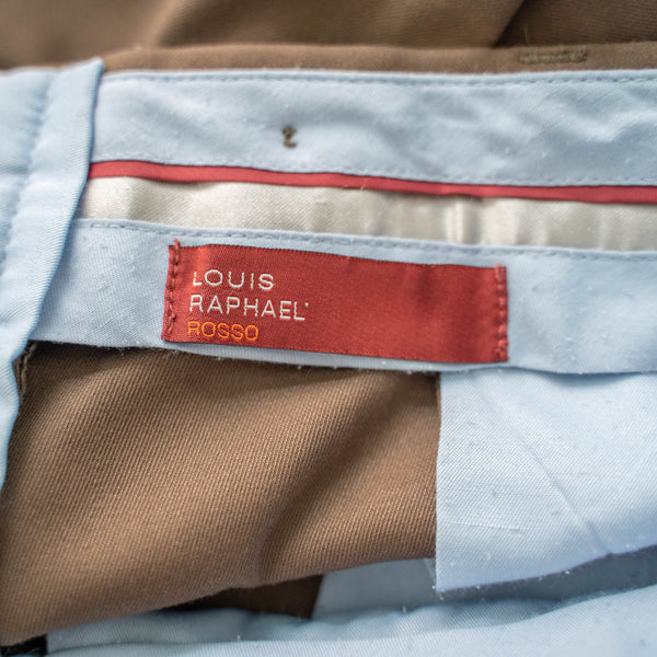 1990s light brown two tuck slacks