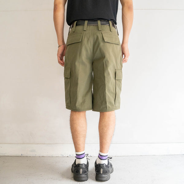 'remake' 1990s Italian military alpine wide cargo shorts 'dead stock'