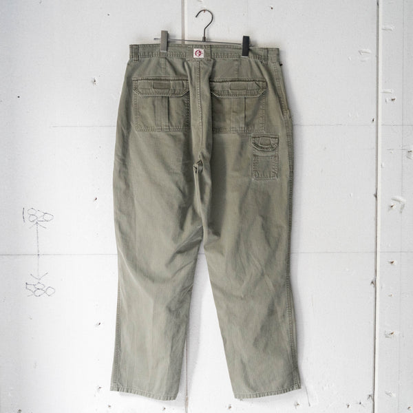 1980s  'Wrangler' khaki color ripstop cago pants