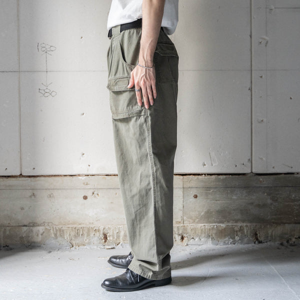 1980s  'Wrangler' khaki color ripstop cago pants