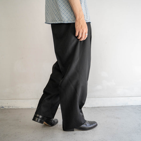2000s Japan vintage black slacks -light weight- -1