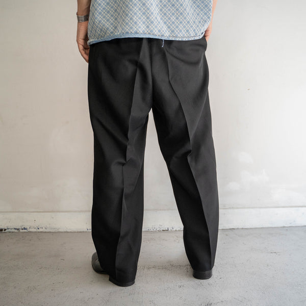 2000s Japan vintage black slacks -light weight- -1