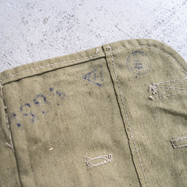 around 1970s Romanian military shoulder bag -green- 'dead stock'