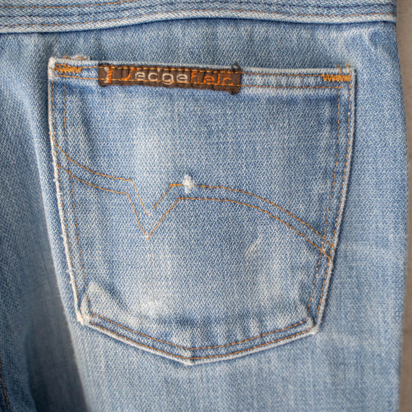 1970s USA flare denim pants 'good fade'