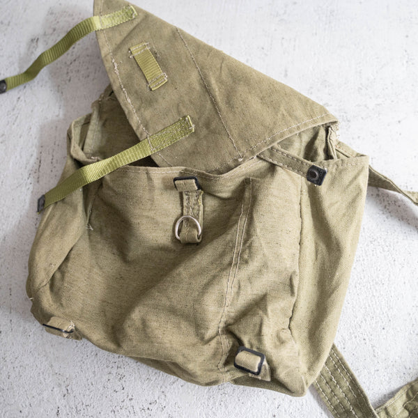 around 1970s Romanian military shoulder bag -green- 'dead stock'
