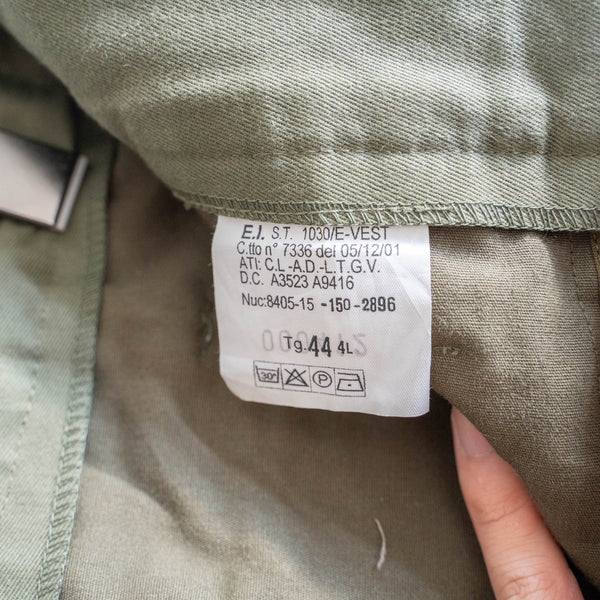 'remake' 1990s Italian military alpine wide cargo shorts 'dead stock'