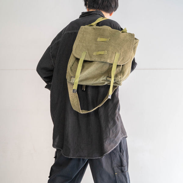 around 1970s Romanian military shoulder bag -green- 'dead stock'