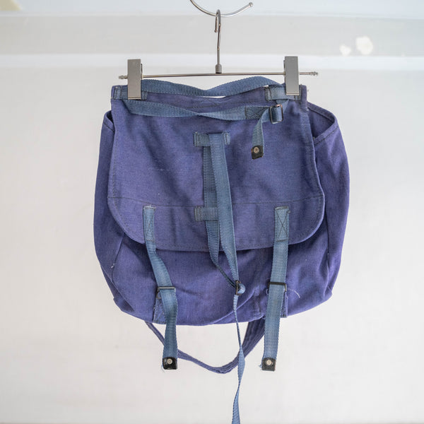 around 1970s Romanian military shoulder bag -blue- 'dead stock'