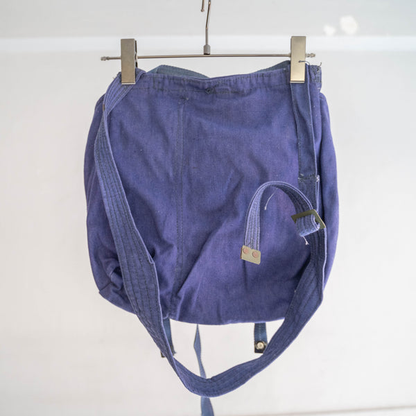 around 1970s Romanian military shoulder bag -blue- 'dead stock'