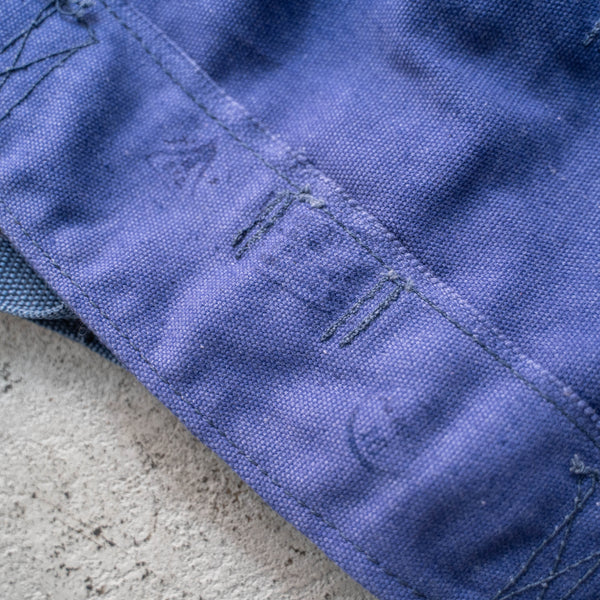 around 1970s Romanian military shoulder bag -blue- 'dead stock'