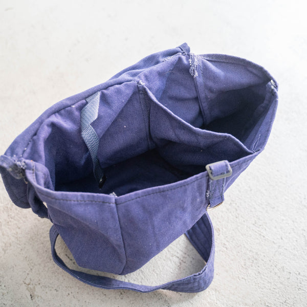 around 1970s Romanian military shoulder bag -blue- 'dead stock'