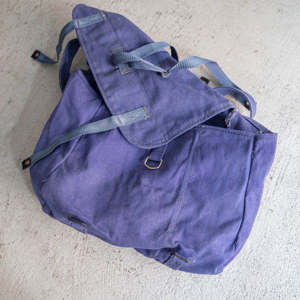 around 1970s Romanian military shoulder bag -blue- 'dead stock'