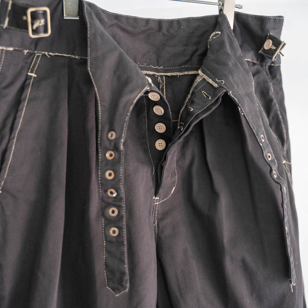 2000s gurkha shorts 'dead stock' "black dyed"-british military type-