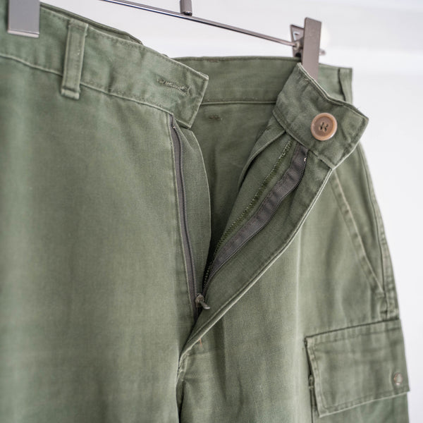 1980s Belgium military one-cargo pocket pants