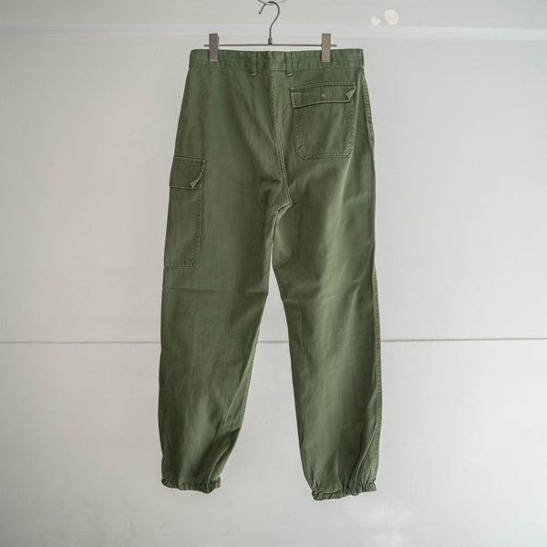1980s Belgium military one-cargo pocket pants