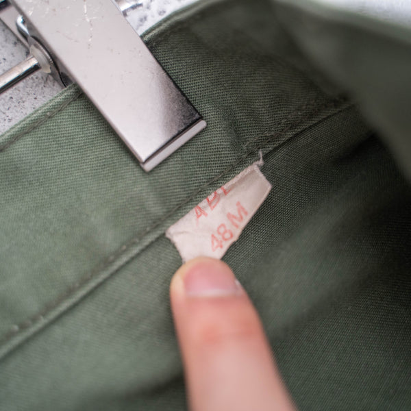 1980s Belgium military one-cargo pocket pants