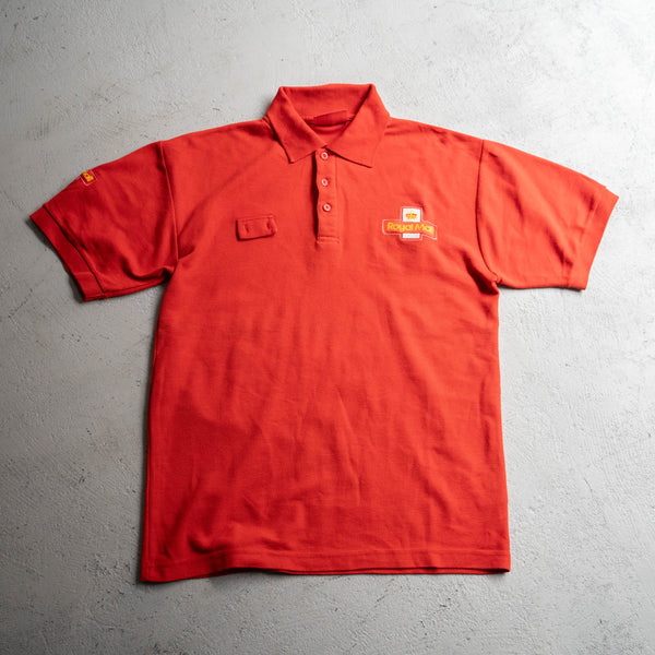 British royal mail red color short sleeve polo shirt