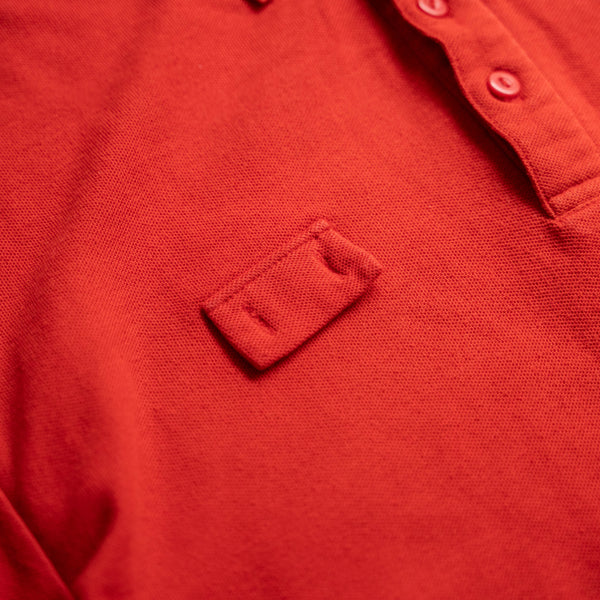 British royal mail red color short sleeve polo shirt