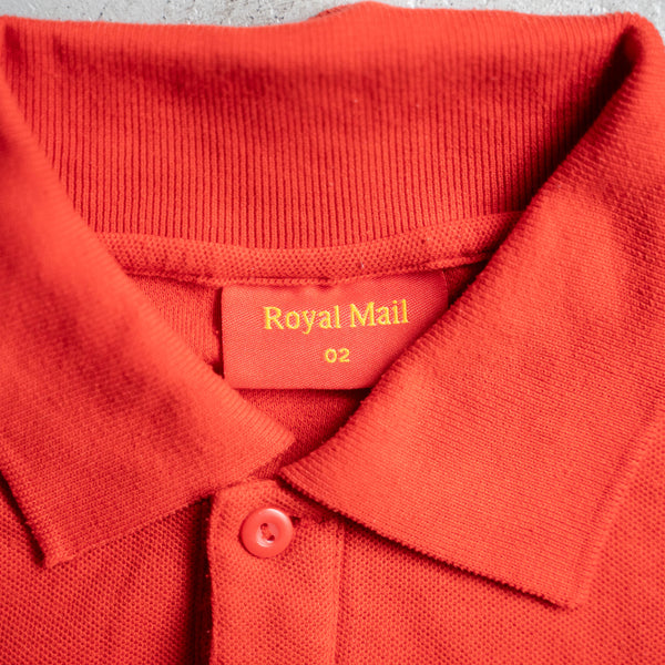 British royal mail red color short sleeve polo shirt