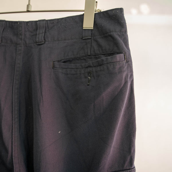 1990-00s German military navy cargo pants