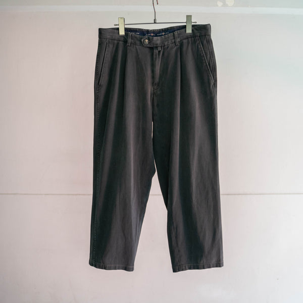 1990s SUMIKURO 1 tuck chino pants -good fade-