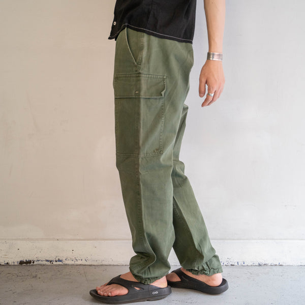 1980s Belgium military one-cargo pocket pants