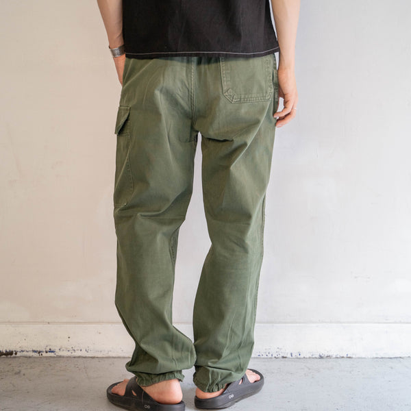 1980s Belgium military one-cargo pocket pants