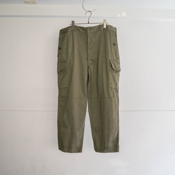 1960-80s French military M64 cargo pants -1