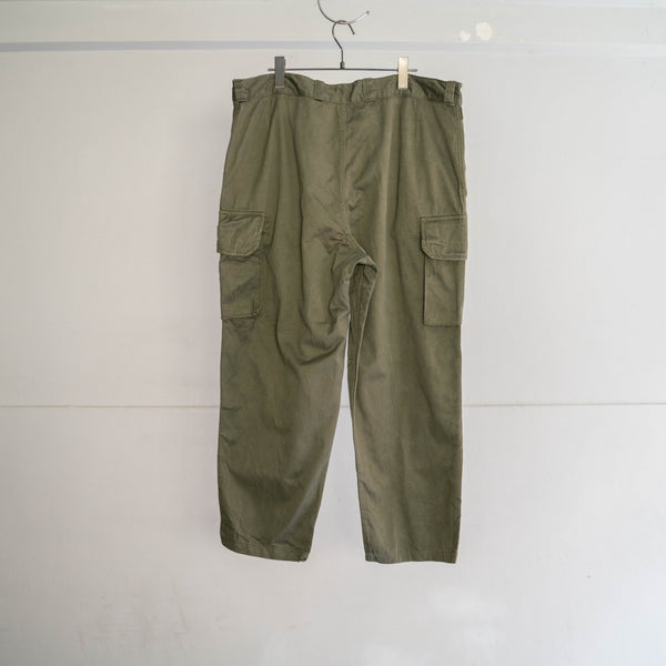 1960-80s French military M64 cargo pants -1