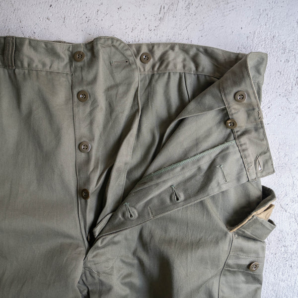 1960-80s French military M64 cargo pants "dead stock" -2