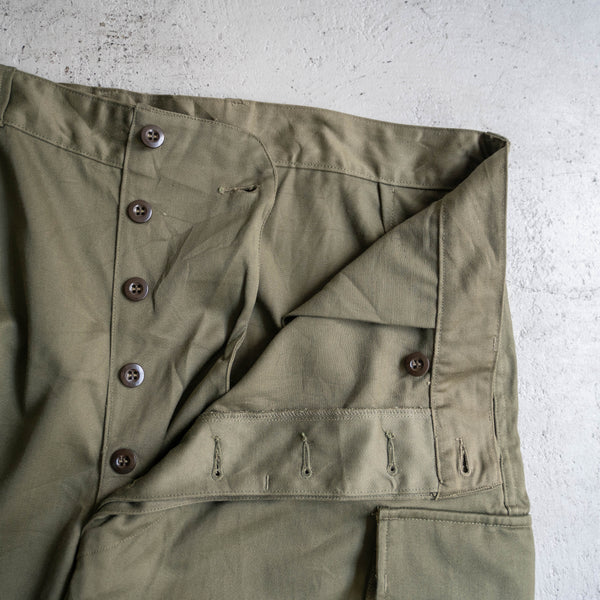 1960-80s French military M64 cargo pants  "dead stock" -1