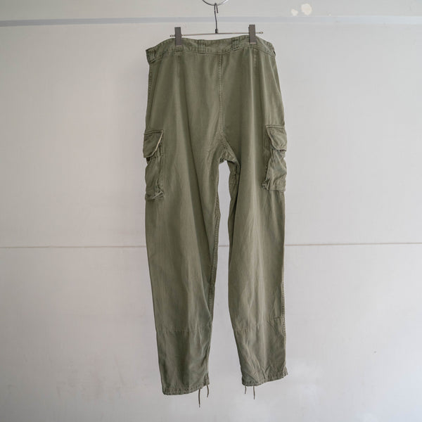 1960-80s French military M64 cargo pants -2