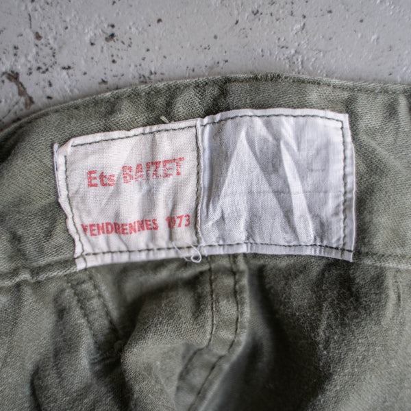 1960-80s French military M64 cargo pants -2