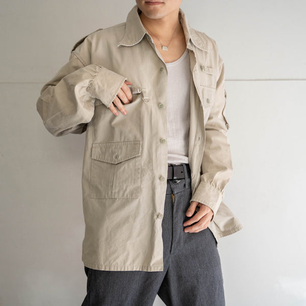 1970s beige hunting shirt -good gimmick-