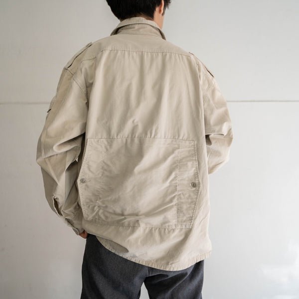 1970s beige hunting shirt -good gimmick-