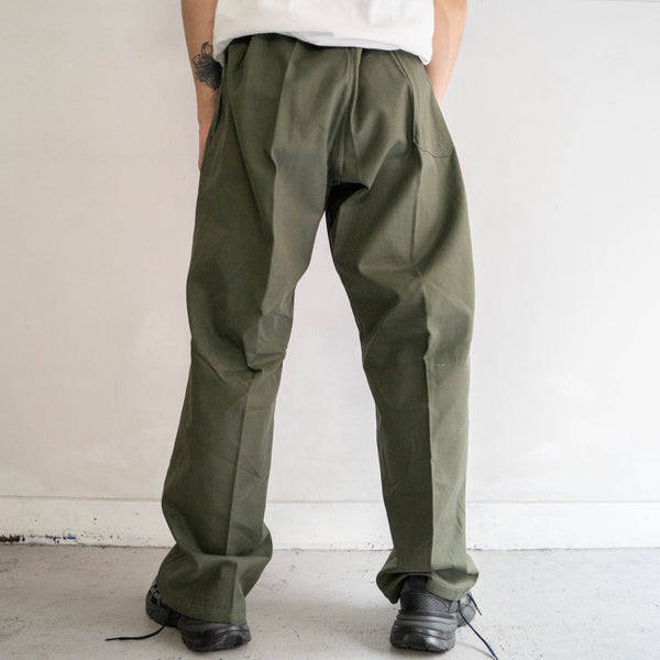 1950-60s french military mechanic pants 'dead stock'