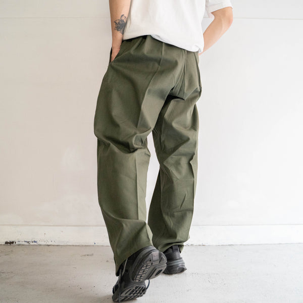 1950-60s french military mechanic pants 'dead stock'