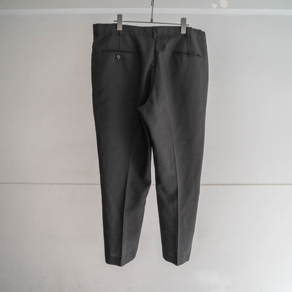 1990s black poly 100 light weight slacks