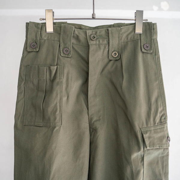 1970s Belgium military one-cargo pants with magazine pocket 'dead stock'