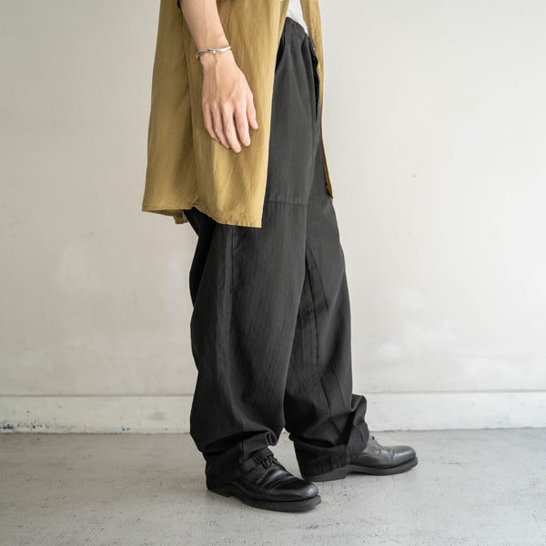 around 1980s Germany HBT easy work pants -over dyed-