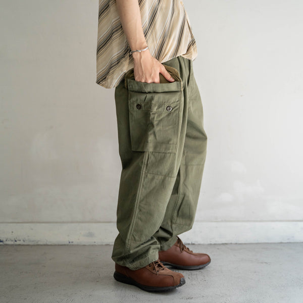 1960-80s French military M64 cargo pants -1