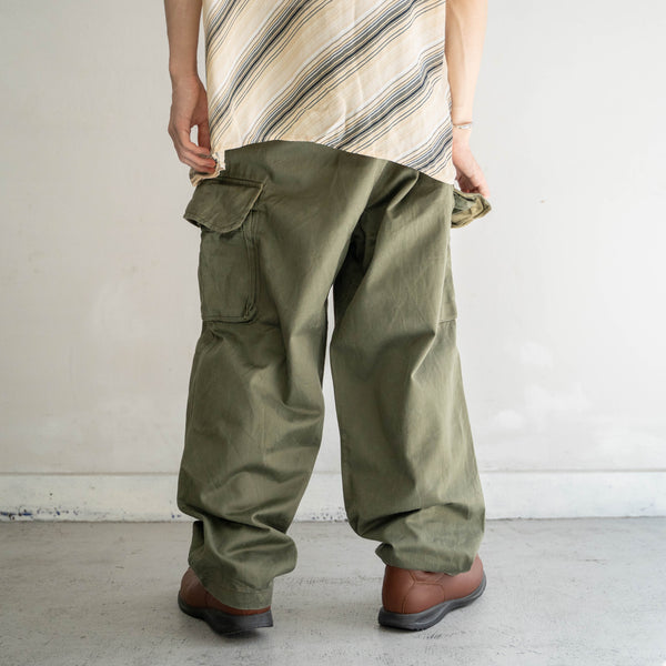 1960-80s French military M64 cargo pants -1