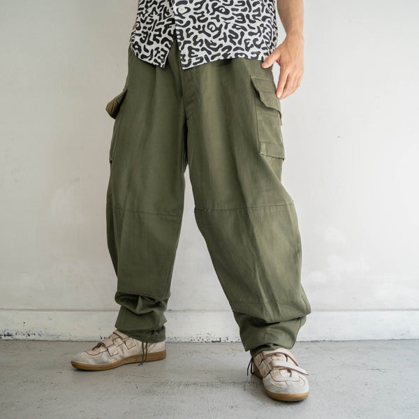 1960-80s French military M64 cargo pants "dead stock" -2