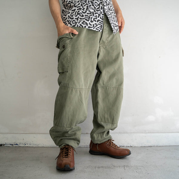 1960-80s French military M64 cargo pants -2