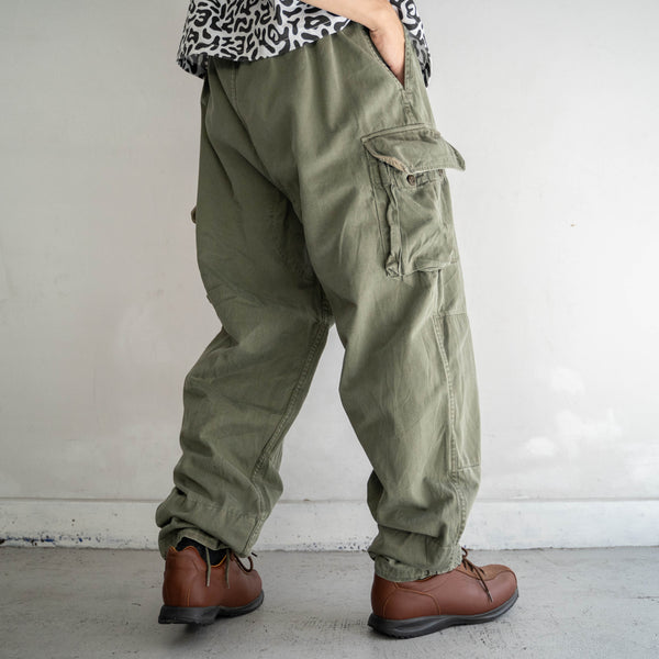 1960-80s French military M64 cargo pants -2