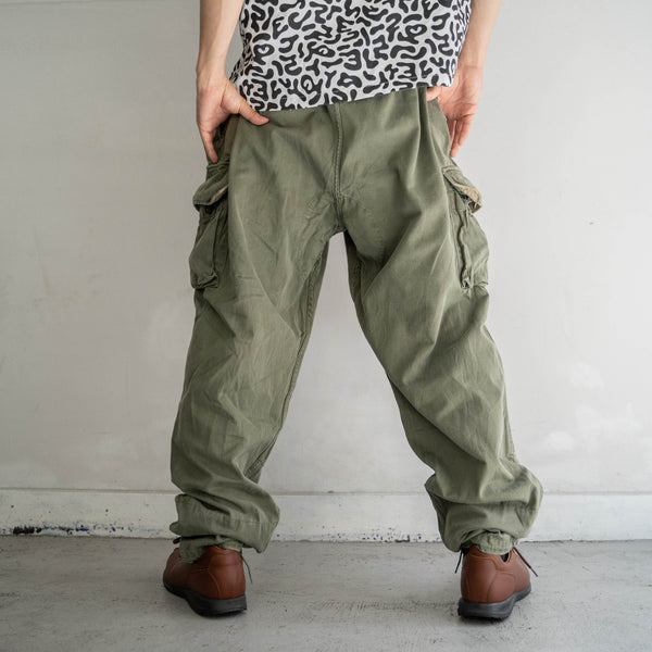 1960-80s French military M64 cargo pants -2