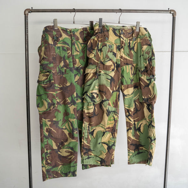 around 1980s British military camouflage cargo pants with magazine pocket -2
